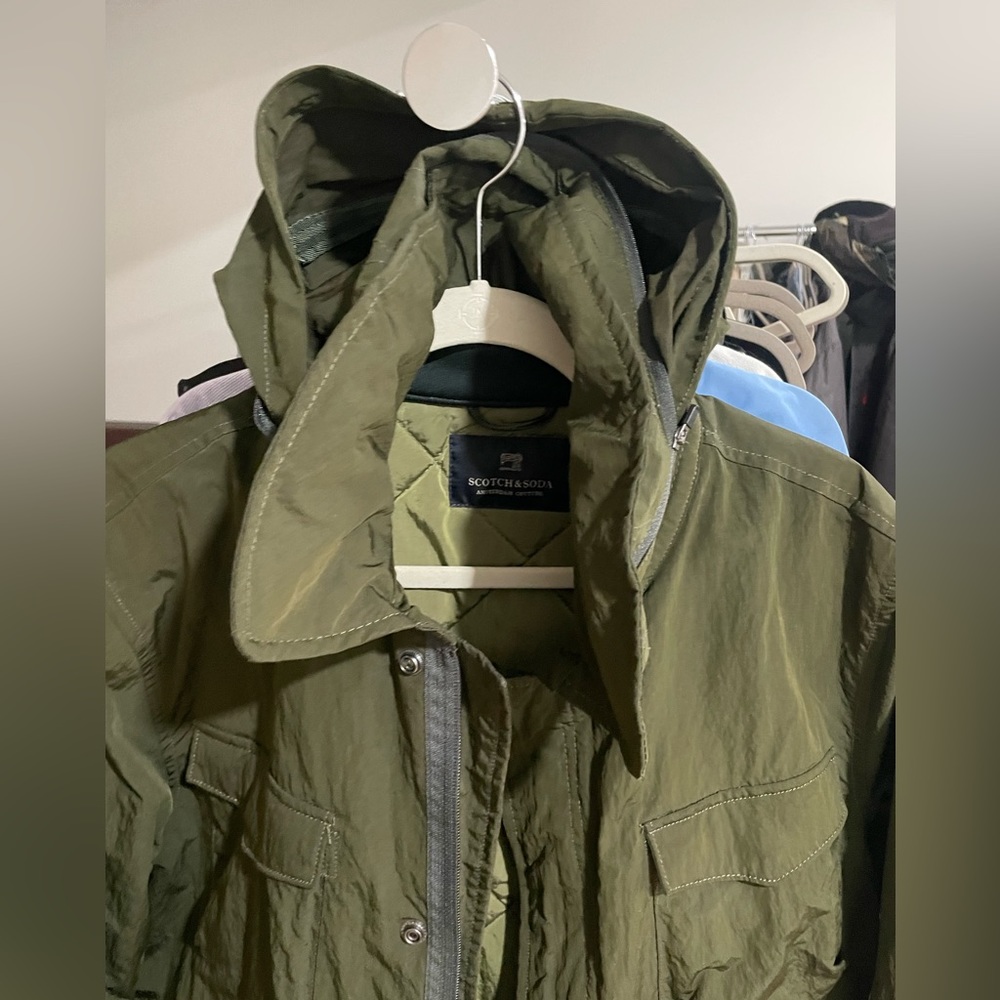 Scotch and Soda Green Cargo Jacket (XL) - Picture 3 of 14